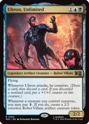 Ultron, Unlimited (Surge Foil)  [Commander: Marvel Super Heroes] Foil