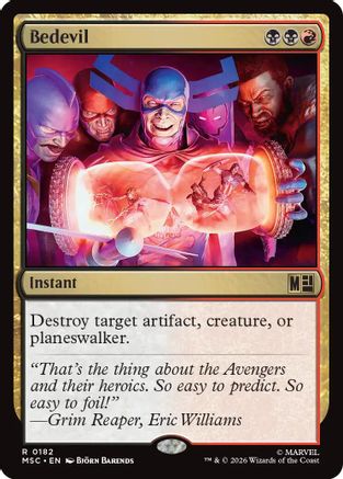 Bedevil (Surge Foil)  [Commander: Marvel Super Heroes] Foil