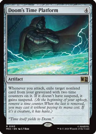 Doom's Time Platform (Surge Foil)  [Commander: Marvel Super Heroes] Foil