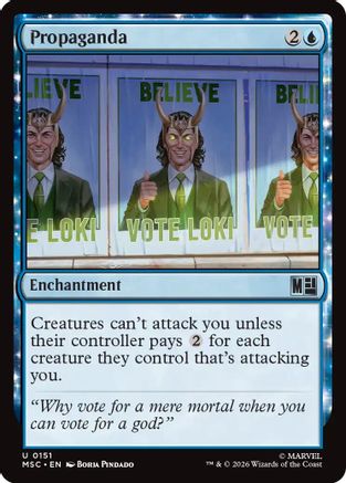 Propaganda (Surge Foil)  [Commander: Marvel Super Heroes] Foil