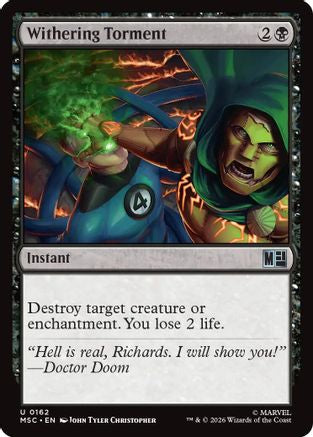 Withering Torment (Surge Foil)  [Commander: Marvel Super Heroes] Foil