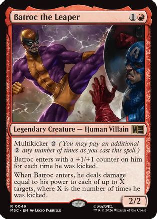 Batroc the Leaper  [Commander: Marvel Super Heroes]