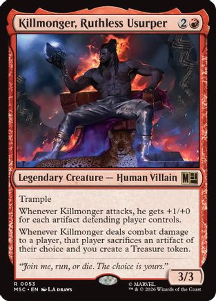 Killmonger, Ruthless Usurper  [Commander: Marvel Super Heroes]