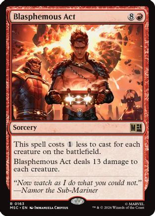 Blasphemous Act  [Commander: Marvel Super Heroes]