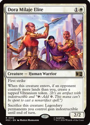 Dora Milaje Elite  [Commander: Marvel Super Heroes]