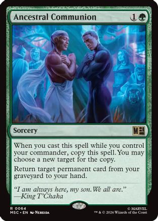 Ancestral Communion  [Commander: Marvel Super Heroes]