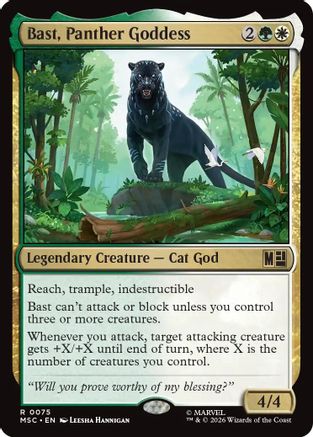 Bast, Panther Goddess  [Commander: Marvel Super Heroes]