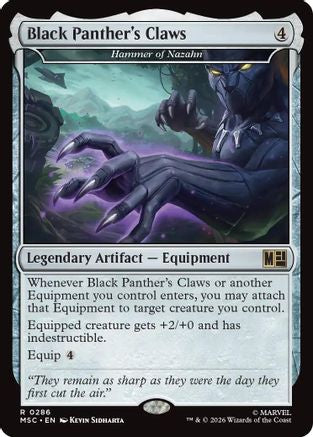 Black Panther's Claws - Hammer of Nazahn  [Commander: Marvel Super Heroes]