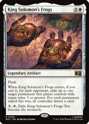 King Solomon's Frogs (Surge Foil)  [Commander: Marvel Super Heroes] Foil