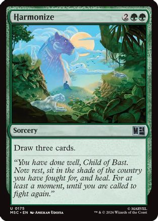 Harmonize (Surge Foil)  [Commander: Marvel Super Heroes] Foil