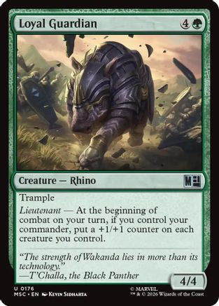 Loyal Guardian (Surge Foil)  [Commander: Marvel Super Heroes] Foil