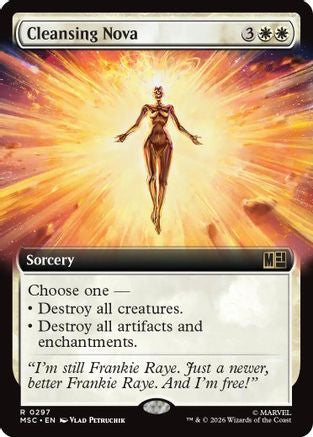 Cleansing Nova (Extended Art)  [Commander: Marvel Super Heroes] Foil