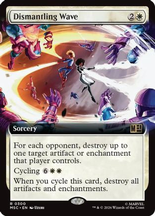 Dismantling Wave (Extended Art)  [Commander: Marvel Super Heroes]