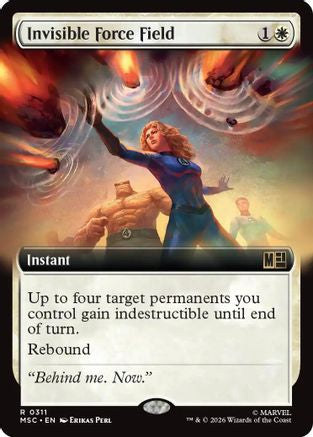 Invisible Force Field (Extended Art)  [Commander: Marvel Super Heroes] Foil