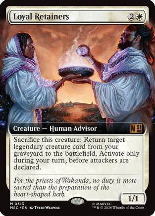 Loyal Retainers (Extended Art)  [Commander: Marvel Super Heroes]