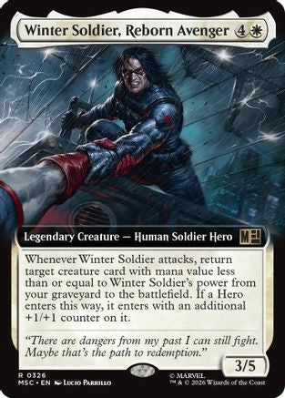 Winter Soldier, Reborn Avenger (Extended Art)  [Commander: Marvel Super Heroes] Foil