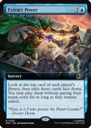 Extract Power (Extended Art)  [Commander: Marvel Super Heroes]
