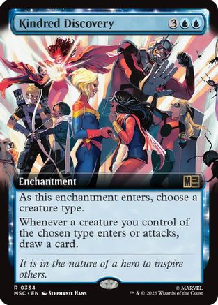 Kindred Discovery (Extended Art)  [Commander: Marvel Super Heroes]