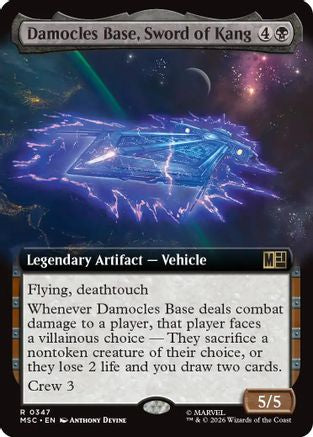 Damocles Base, Sword of Kang (Extended Art)  [Commander: Marvel Super Heroes]
