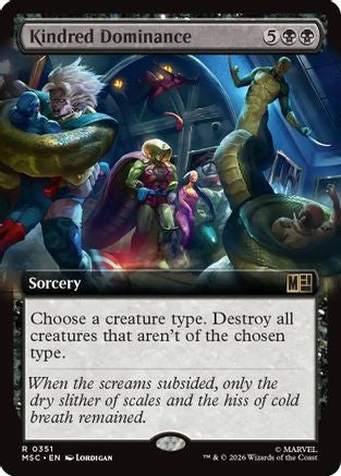 Kindred Dominance (Extended Art)  [Commander: Marvel Super Heroes]