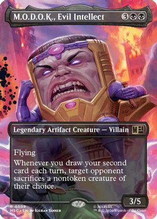 M.O.D.O.K., Evil Intellect (Borderless)  [Commander: Marvel Super Heroes]