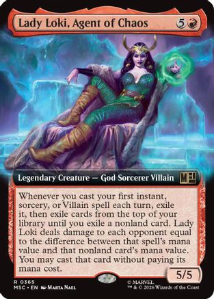 Lady Loki, Agent of Chaos (Extended Art)  [Commander: Marvel Super Heroes]