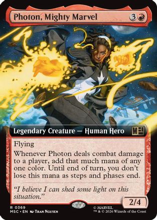 Photon, Mighty Marvel (Extended Art)  [Commander: Marvel Super Heroes] Foil