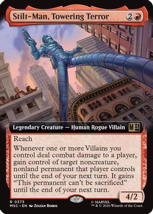 Stilt-Man, Towering Terror (Extended Art)  [Commander: Marvel Super Heroes] Foil