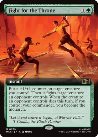 Fight for the Throne (Extended Art)  [Commander: Marvel Super Heroes]