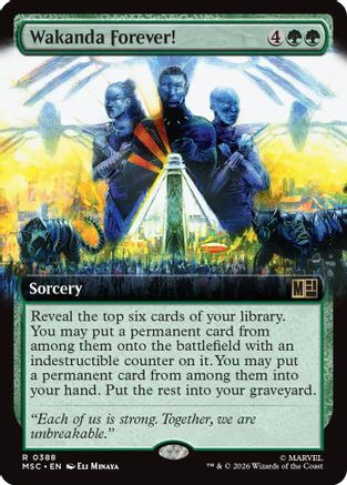 Wakanda Forever! (Extended Art)  [Commander: Marvel Super Heroes]