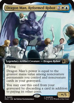 Dragon Man, Reformed Robot (Extended Art)  [Commander: Marvel Super Heroes] Foil