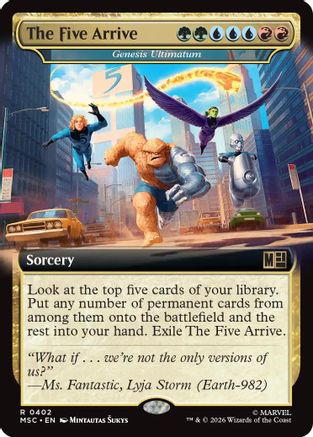 The Five Arrive - Genesis Ultimatum (Extended Art)  [Commander: Marvel Super Heroes]