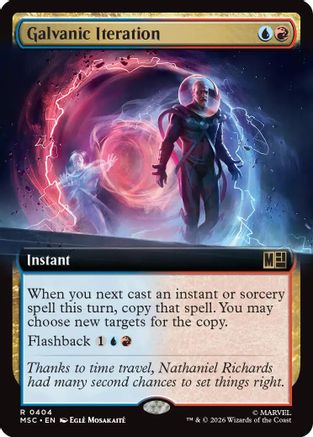 Galvanic Iteration (Extended Art)  [Commander: Marvel Super Heroes] Foil