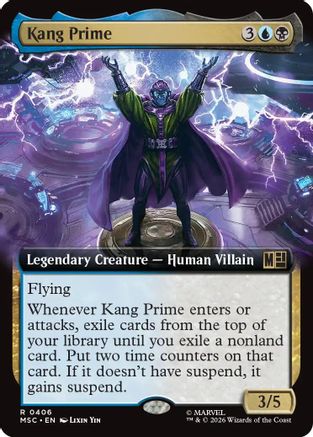 Kang Prime (Extended Art)  [Commander: Marvel Super Heroes] Foil