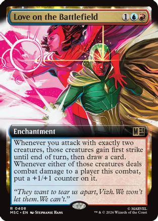 Love on the Battlefield (Extended Art)  [Commander: Marvel Super Heroes]
