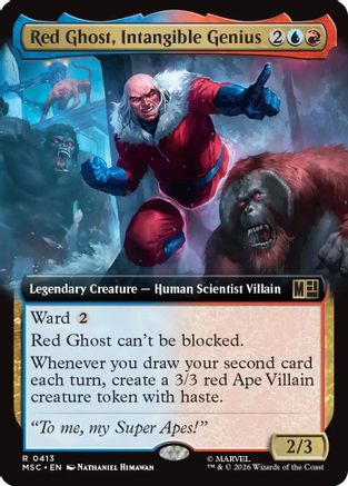 Red Ghost, Intangible Genius (Extended Art)  [Commander: Marvel Super Heroes]
