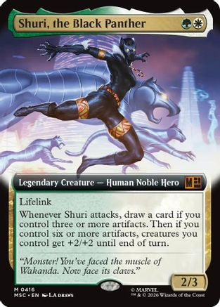 Shuri, the Black Panther (Extended Art)  [Commander: Marvel Super Heroes]