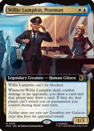 Willie Lumpkin, Postman (Extended Art)  [Commander: Marvel Super Heroes]
