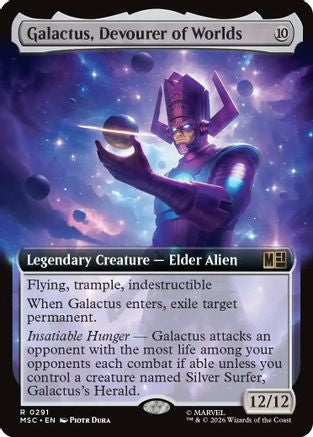 Galactus, Devourer of Worlds (Extended Art)  [Commander: Marvel Super Heroes]