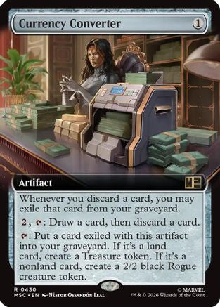 Currency Converter (Extended Art)  [Commander: Marvel Super Heroes] Foil
