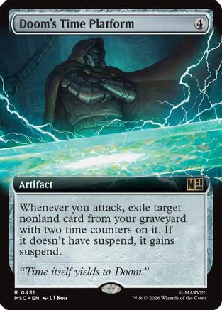 Doom's Time Platform (Extended Art)  [Commander: Marvel Super Heroes] Foil