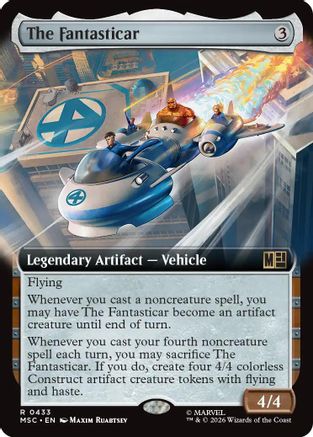 The Fantasticar (Extended Art)  [Commander: Marvel Super Heroes] Foil