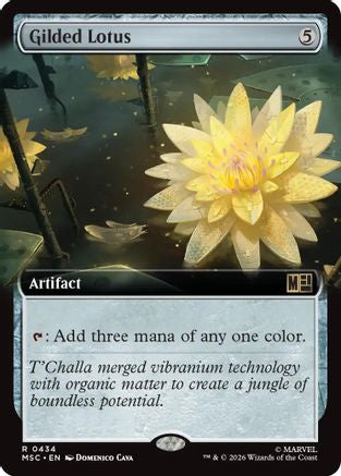 Gilded Lotus (Extended Art)  [Commander: Marvel Super Heroes] Foil