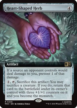 Heart-Shaped Herb (Extended Art)  [Commander: Marvel Super Heroes]