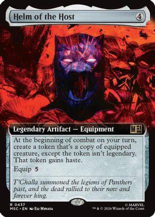 Helm of the Host (Extended Art)  [Commander: Marvel Super Heroes] Foil