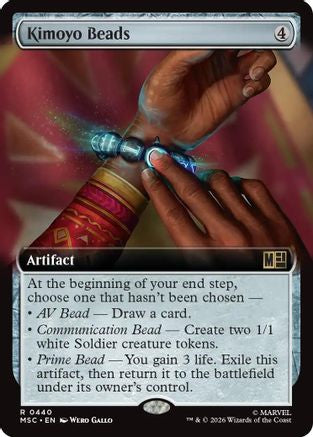 Kimoyo Beads (Extended Art)  [Commander: Marvel Super Heroes]
