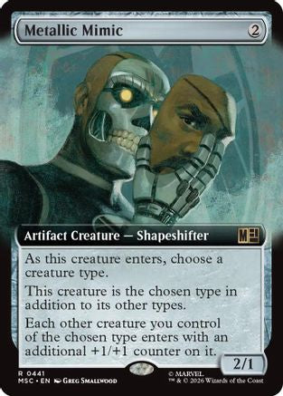 Metallic Mimic (Extended Art)  [Commander: Marvel Super Heroes] Foil