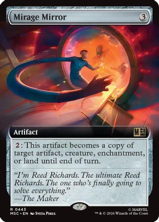 Mirage Mirror (Extended Art)  [Commander: Marvel Super Heroes] Foil