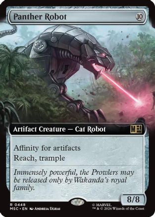 Panther Robot (Extended Art)  [Commander: Marvel Super Heroes] Foil