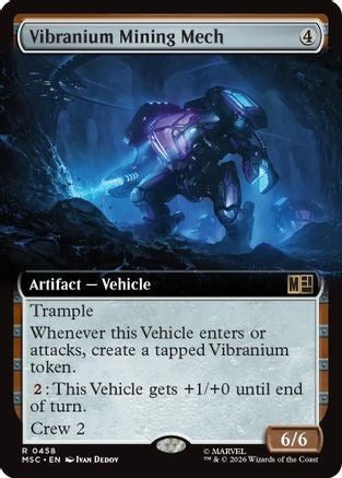 Vibranium Mining Mech (Extended Art)  [Commander: Marvel Super Heroes] Foil